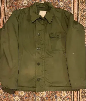 60s US.NAVY A2 덱 자켓 Large