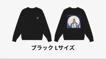 BLACKPINK 세일러문 제니 YOU & ME 맨투맨 블랙 L