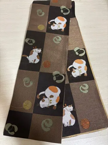 고양이 반폭 오비