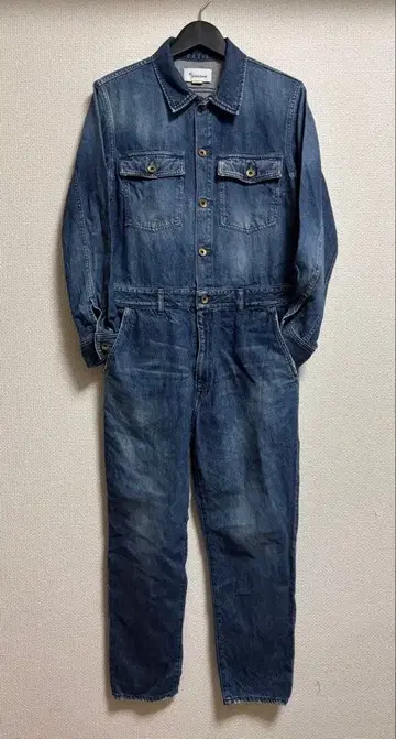 데님 점프수트 여성용 작업복 올인원 오버롤