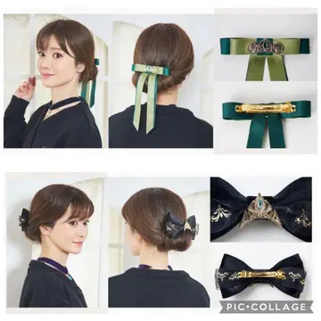 시마무라 치하루 콜라보 안나 x 엘사 머리핀 2개 세트