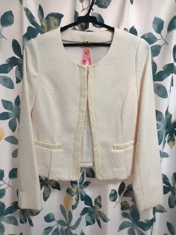 새상품급 노카라 자켓 트위드 자켓 포멀 9호