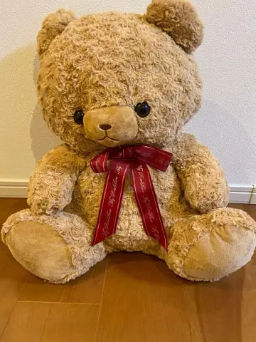테디 베어 커다란 베이지색 곰 봉제 인형