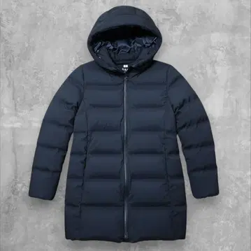 새상품급 유니클로 심리스 다운 숏코트 블랙 M