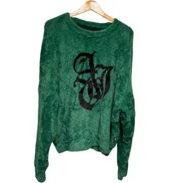 AJOBYAJO Sporty Logo Sweater [GREEN]