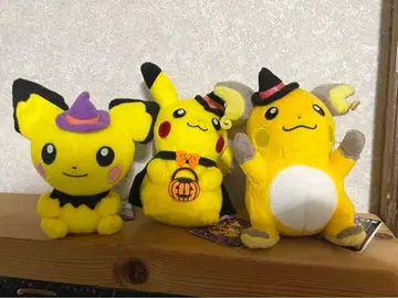 피카츄 진화계 할로윈 봉제 인형 세트
