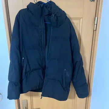 GU 아우터 L 사이즈 후드 남성용/여성용 블랙