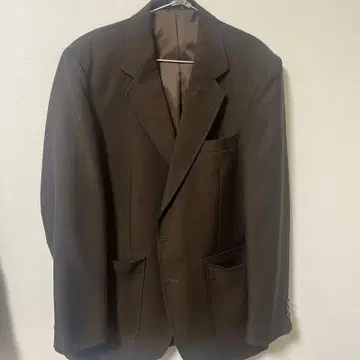 브라운 테일러드 자켓