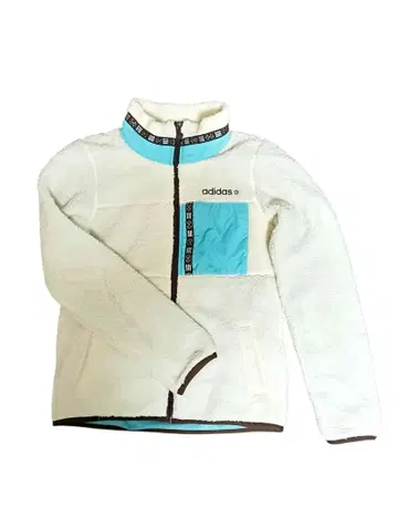 adidas 플리스 자켓 화이트