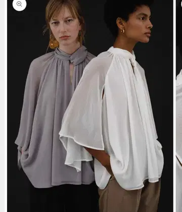 laubelanc Cape sleeve Chiffon Blouse