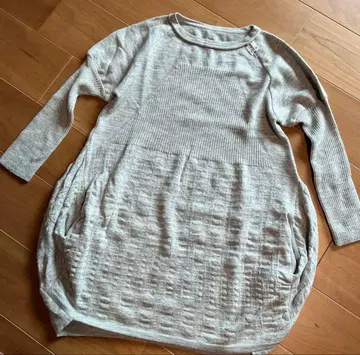 io comme io 멜란지 그레이 디자인 니트