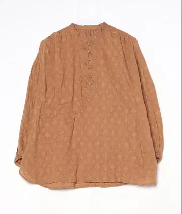 JOURNAL STANDARD relume 코튼 자카드 개더 블라우스