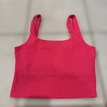 ZUMBA 핑크 탱크탑 XS