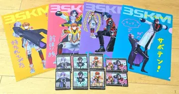 니지산지 클리어 파일 4종 클리어 카드 4종 x 2 세트 세븐일레븐