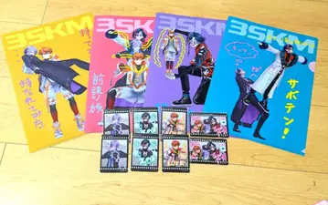 니지산지 클리어 파일 4종 클리어 카드 4종 x 2 세트 세븐일레븐