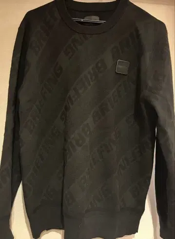 BRIEFING 블랙 스웨터 L 새상품급