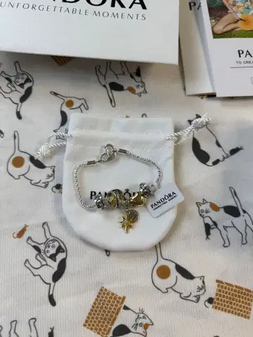 PANDORA 참 포함 팔찌