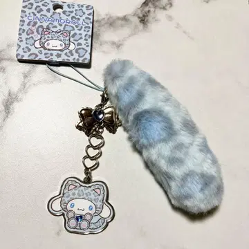 산리오 시나모롤 갸루 고양이 시포 스트랩