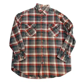 빈티지 90s 플란넬 셔츠 디키즈 아메카지 구제 의류 xl