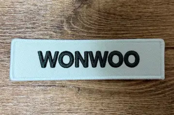 SEVENTEEN 원우 WONWOO RIGHT HERE 네임 와펜