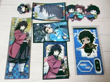 토미오카 기유 아크릴 피규어 스티커 캐릭터 반장 코 키링