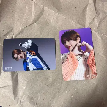 TETTA 트레이딩 카드 2장 세트
