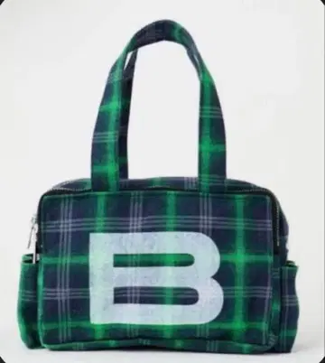 beeden MINI B 로고 백 체크 무늬