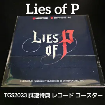 [ 새상품 ] Lies of P TGS2023 시유 특전 레코드 코스터