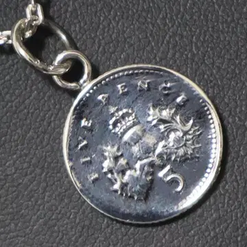 실버 925 코인형 목걸이 탑 선물 실버 925 참