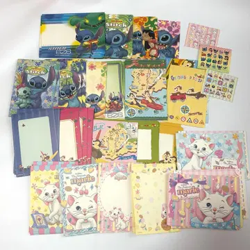 [ 봉투만 ] 스티치/마리/칩과 데일 85매+씰, 덤 포함