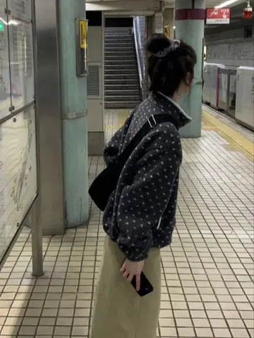 플라워 플리스 아노락 후디 nugu sep19