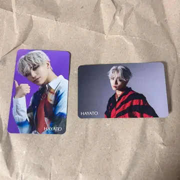 초회 프레스 봉입 트레이딩 카드 HAYATO 2장