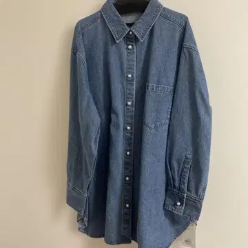 UNTITLED 데님 버튼업 셔츠