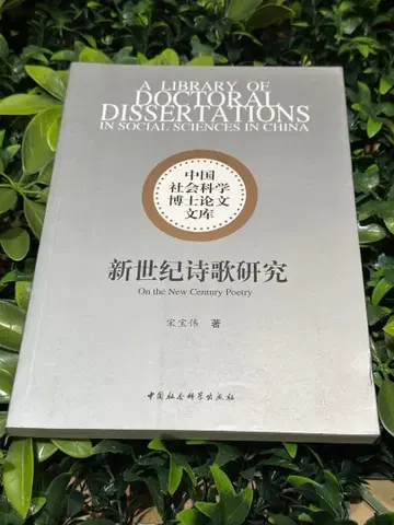 신세기 시가 연구 송보위 중국 사회 과학 박사 논문 문고