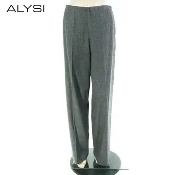 새상품 알리시 ALYSI 울 팬츠 42 EPT1133 L 사이즈 와이드