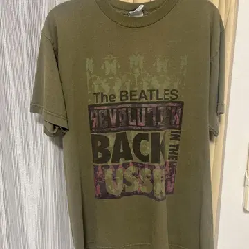 The Beatles 백 인 더 USSR 티셔츠 M 사이즈