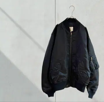 플라이트 자켓 L-2B 블랙 블루종 L 아우터 MA-1