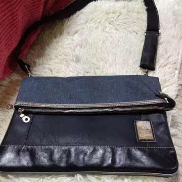 VIALETTA 숄더백 블랙/데님