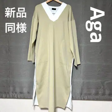 새상품급 [ Aga ] 이소재 니트 셔츠 원피스