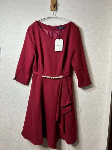 Arpege story 저스길리티 버건디 원피스