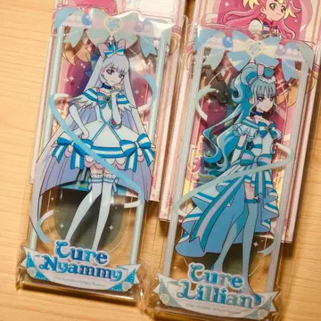 원프리 병풍 아크릴 스탠드 큐어 네이밍 큐어 릴리안 2개 세트