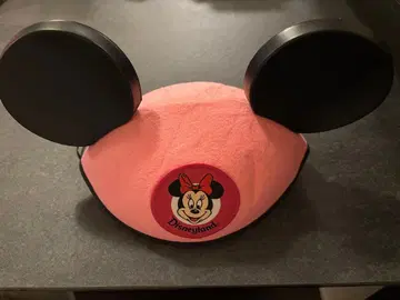 애너하임 디즈니랜드 미니 마우스 캡 이어 햇 자수 있음