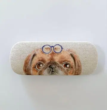 손그림 페키니즈 (폰) 안경 케이스