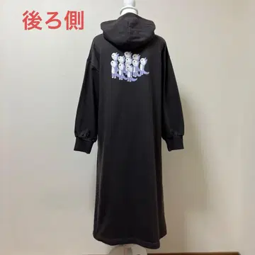 그라니프 11마리 고양이 콜라보 바바 노보루 그림책 롱 원피스 가을 겨울