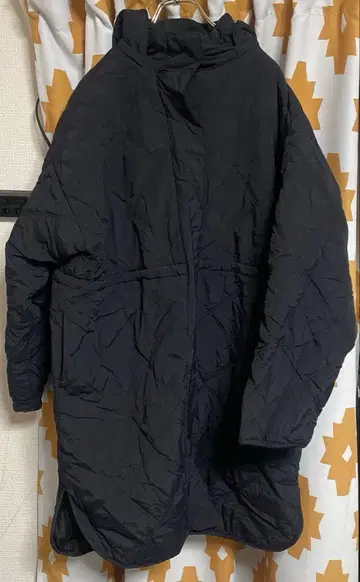 사키시마 도쿄 퀼팅 자켓 코트 블랙