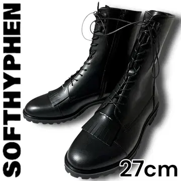 정가 85,800엔 소프트 하이 미스터 젠틀맨 부츠 블랙