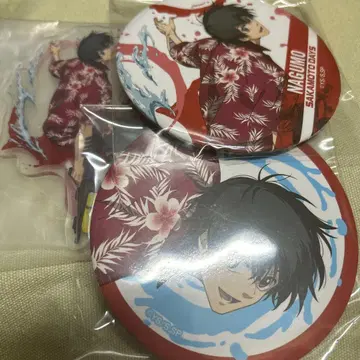 사카모토 데이즈 세가 럭키 쿠지 나구모 아크릴 스탠드 캔뱃지