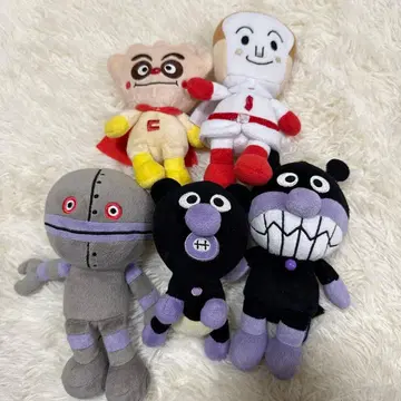 호빵맨 봉제 인형 5체 세트