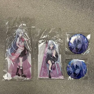 [새상품] 묶음 판매 요이사키 카나데 그리터 캔뱃지 아크릴 스탠드