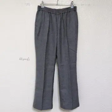 새상품급 AP STUDIO 삭소니 울 세미 플레어 팬츠 전체 밴딩